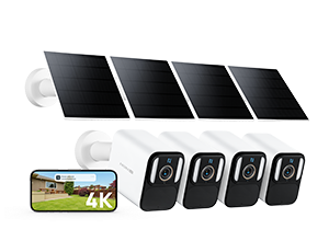 SolarSentry™ 4K Outdoor Security Camera