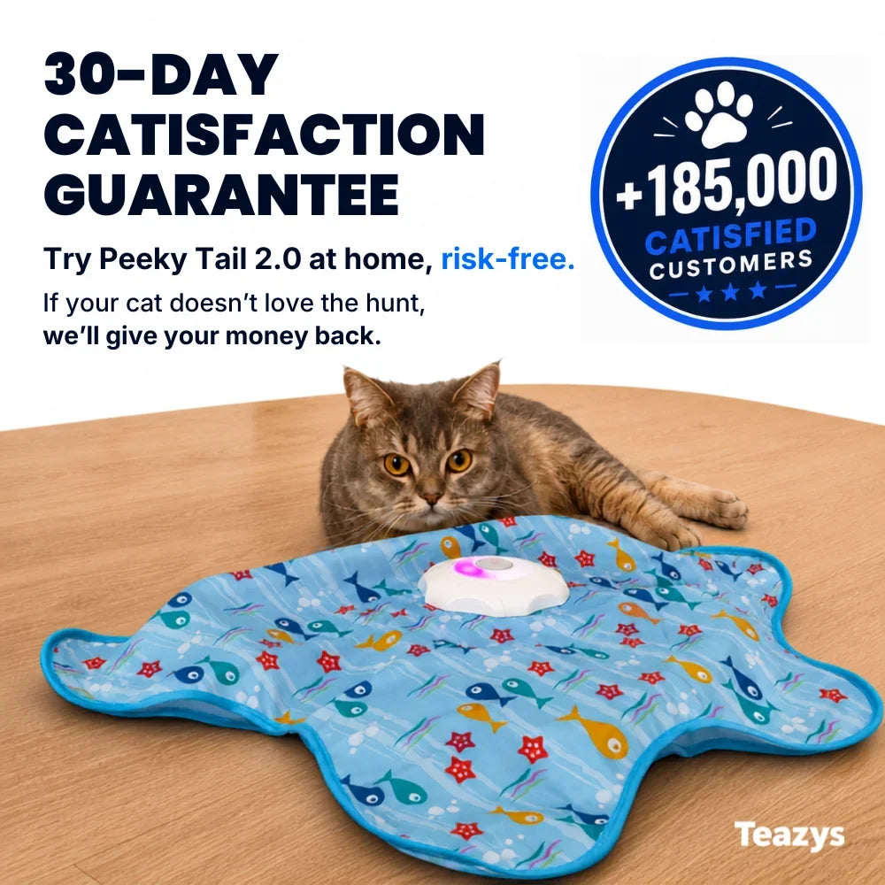 PouncePlay™ Interactive Cat Hunting Toy