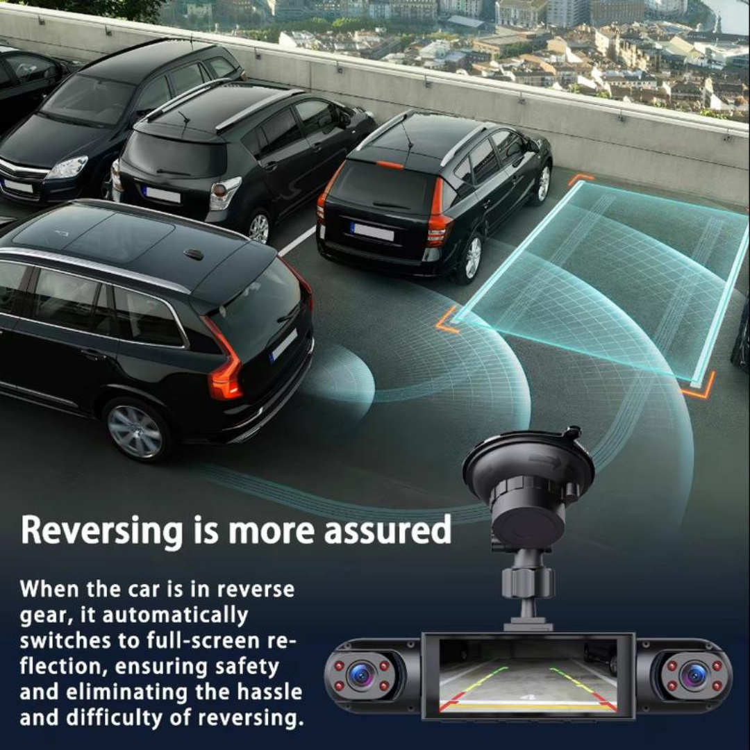 DriveGuard™ 4-Channel HD Dash Cam