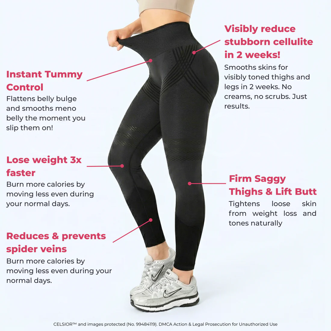 SculptFlex™ High-Waisted Yoga Leggings