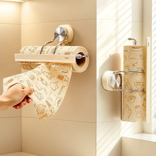 TearEase™ Drill-Free Wall-Mounted Paper Roll Holder