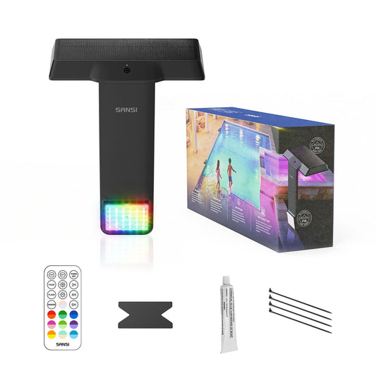 AquaGlow™ Solar RGB Pool Light