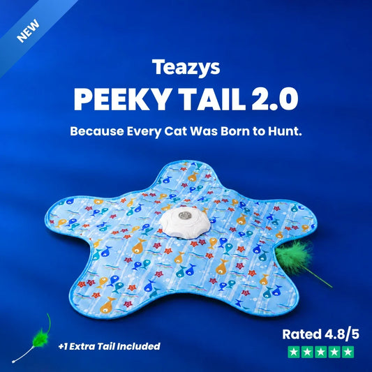 PouncePlay™ Interactive Cat Hunting Toy