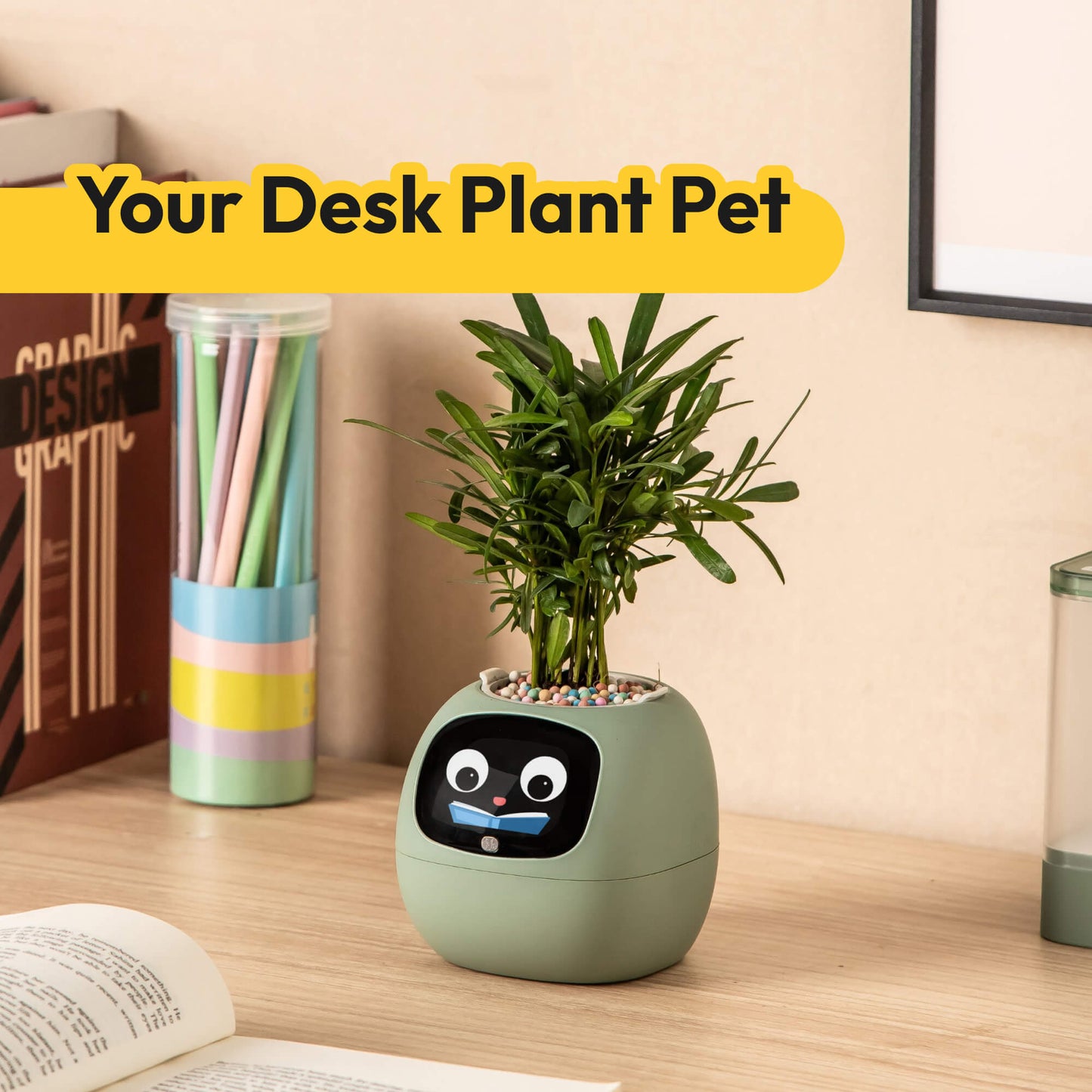 LeafBuddy™ Desk Plant Companion