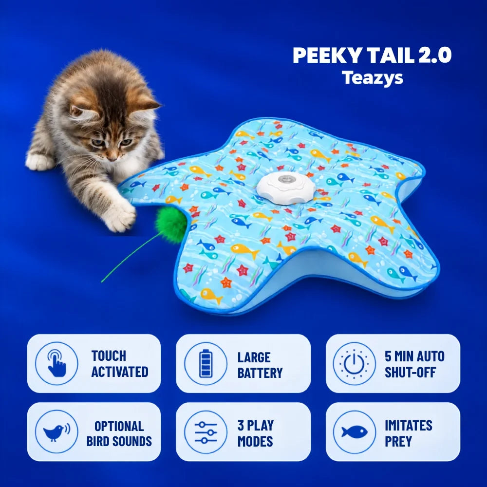 PouncePlay™ Interactive Cat Hunting Toy