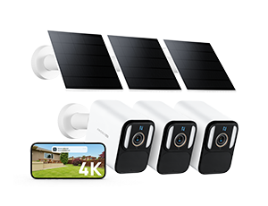 SolarSentry™ 4K Outdoor Security Camera