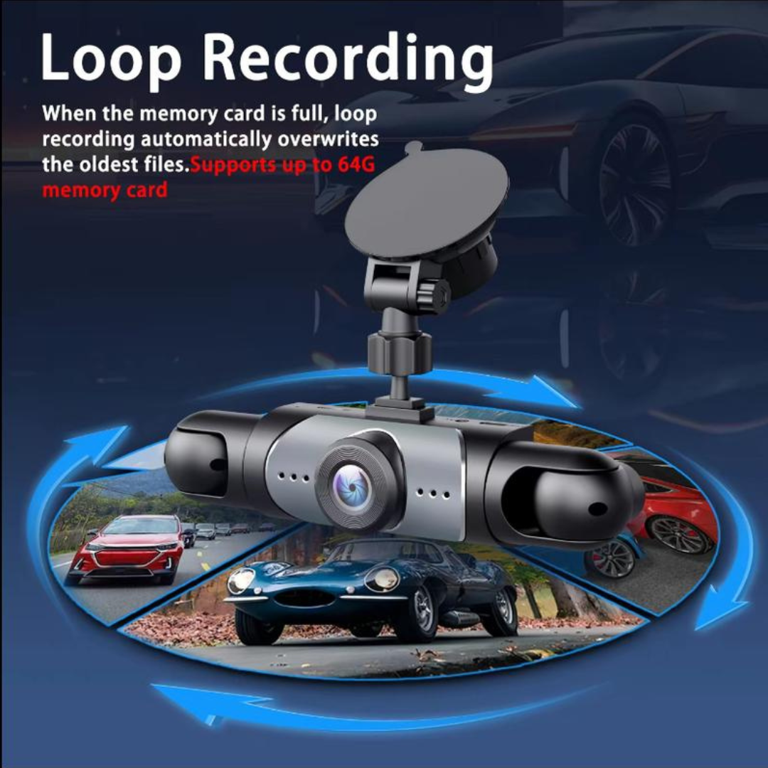 DriveGuard™ 4-Channel HD Dash Cam