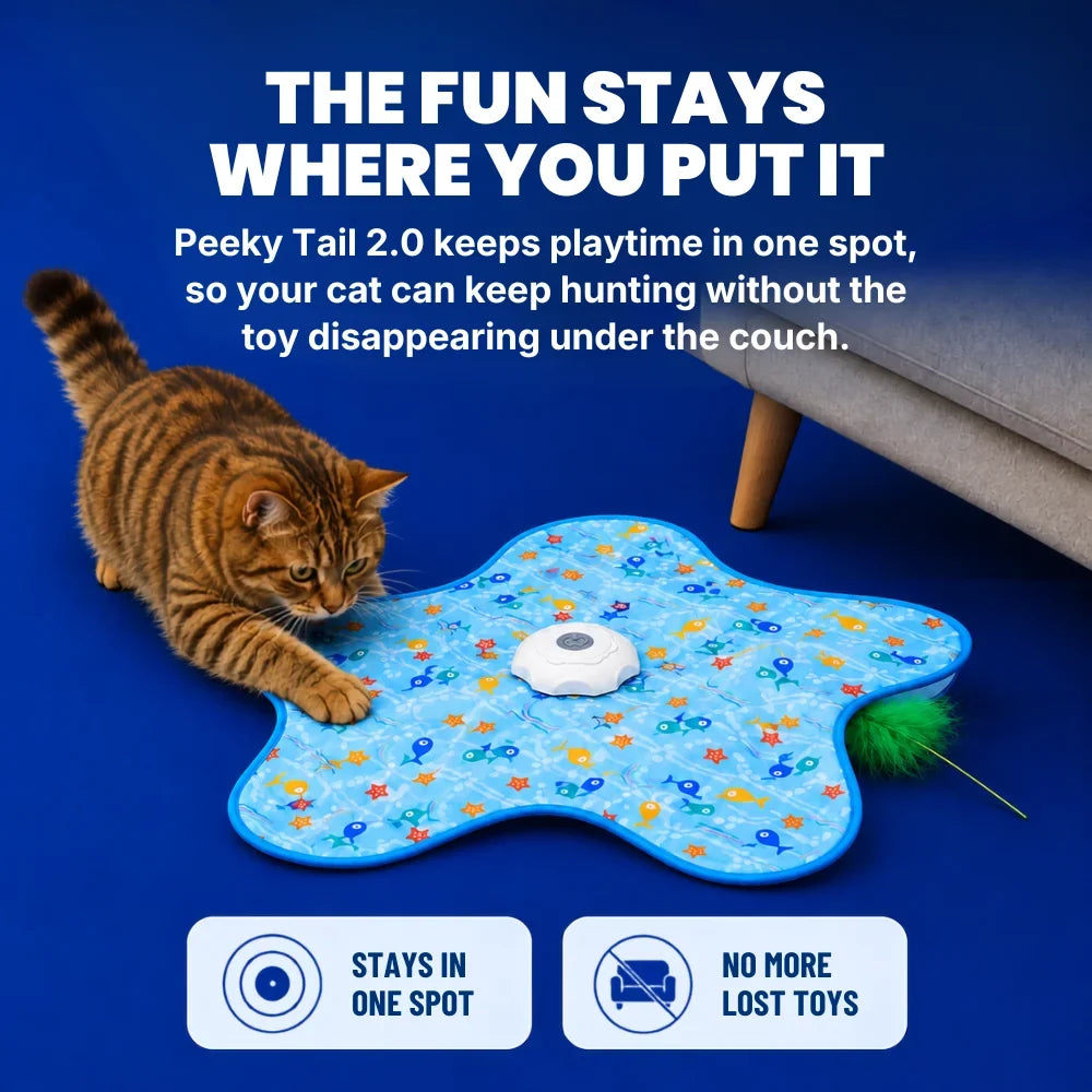 PouncePlay™ Interactive Cat Hunting Toy