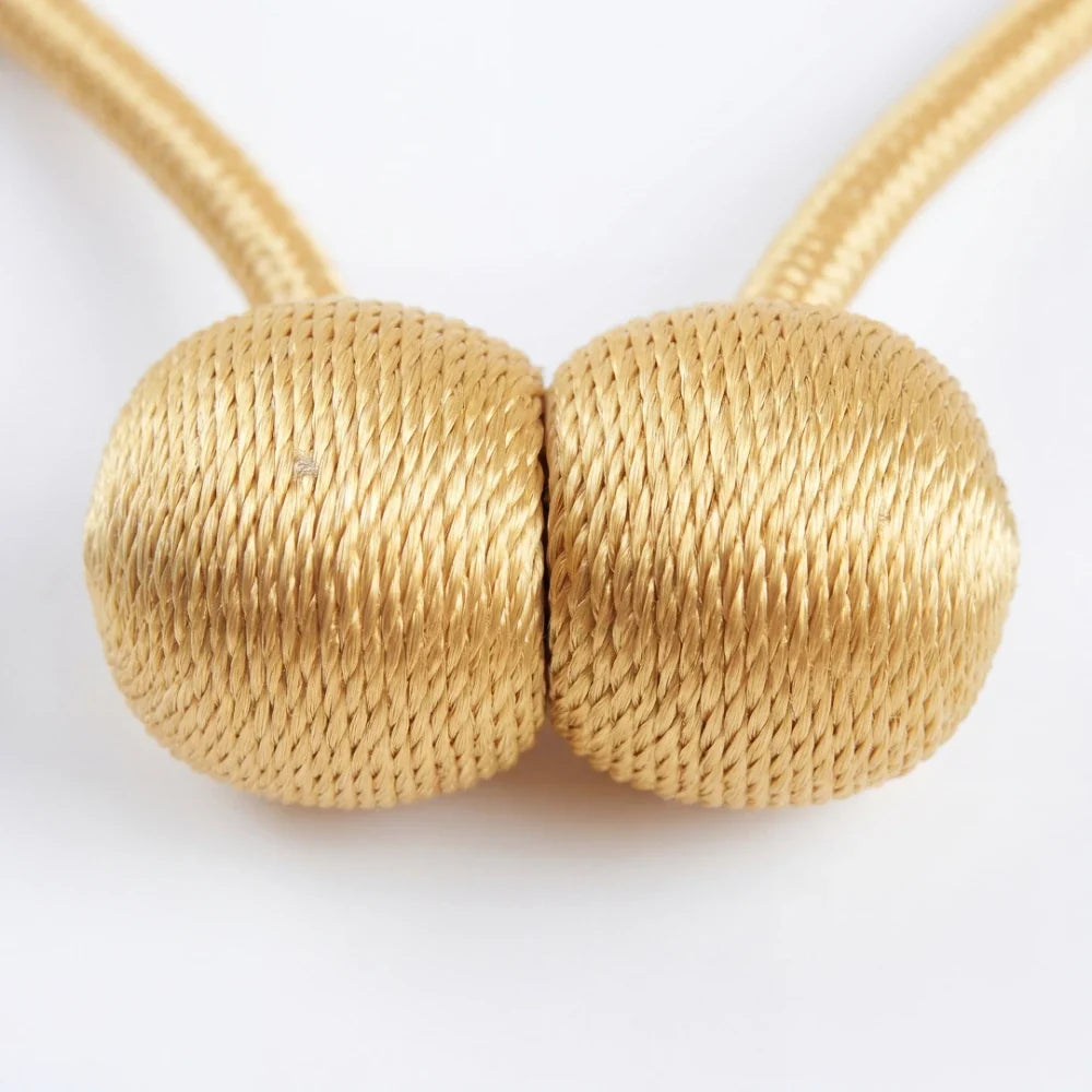 DrapeNest™ Magnetic Curtain Tiebacks