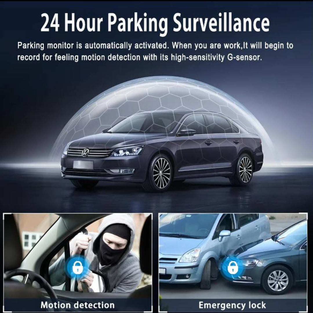 DriveGuard™ 4-Channel HD Dash Cam