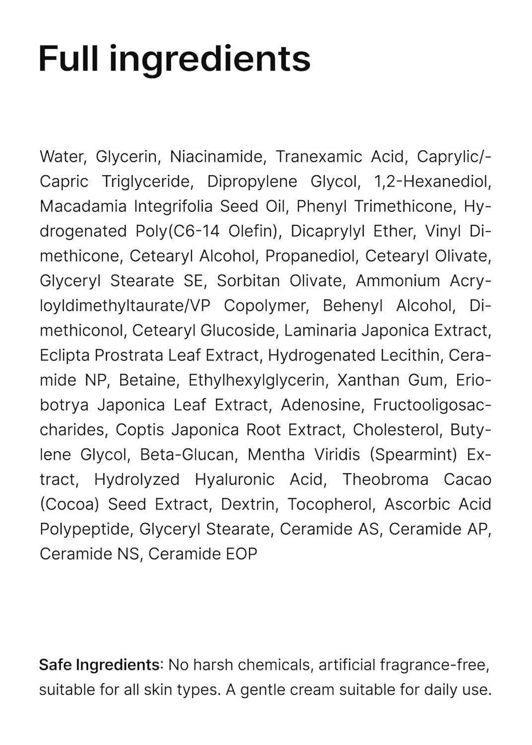 LumiClear™ Tranexamic Acid Brightening Cream