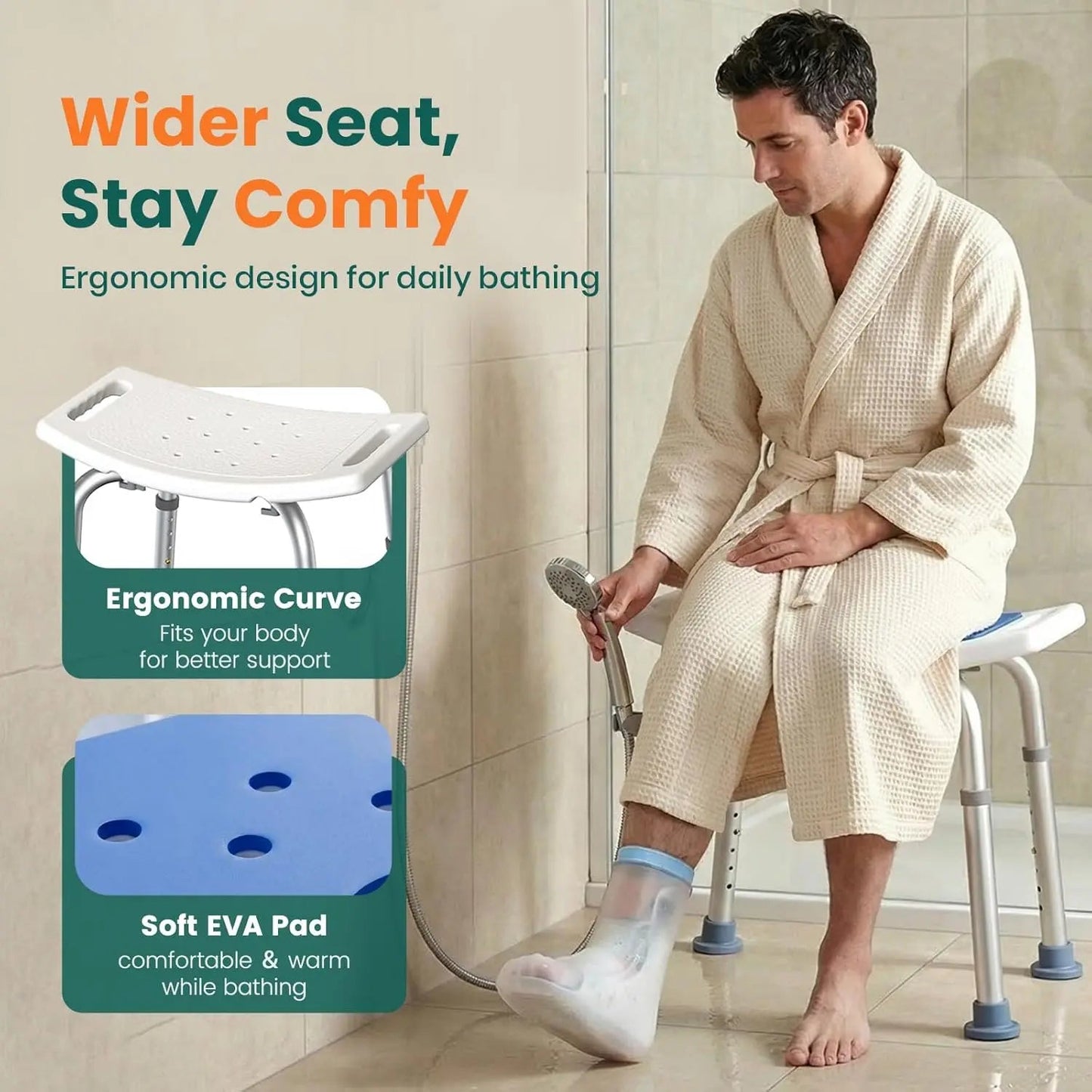 ComfortRest™ Padded Shower Stool