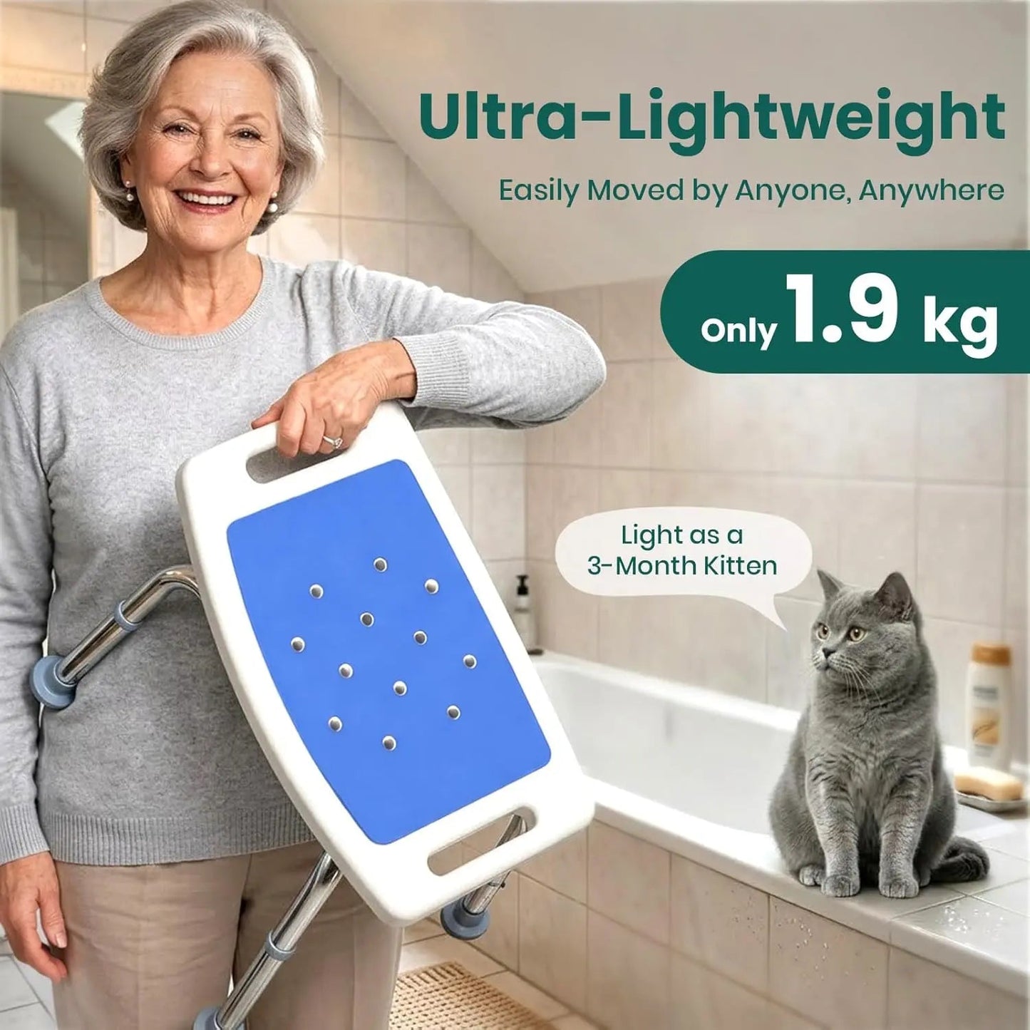ComfortRest™ Padded Shower Stool