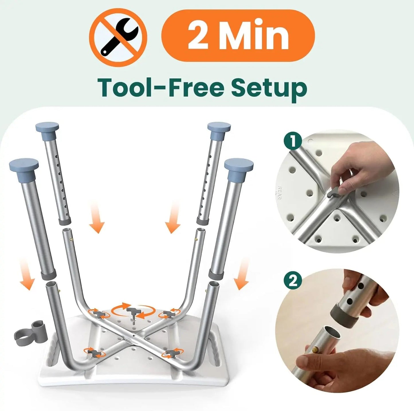 ComfortRest™ Padded Shower Stool