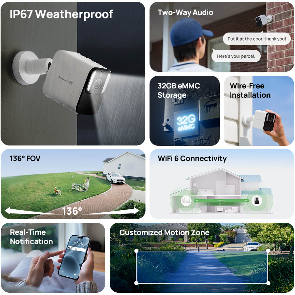 SolarSentry™ 4K Outdoor Security Camera