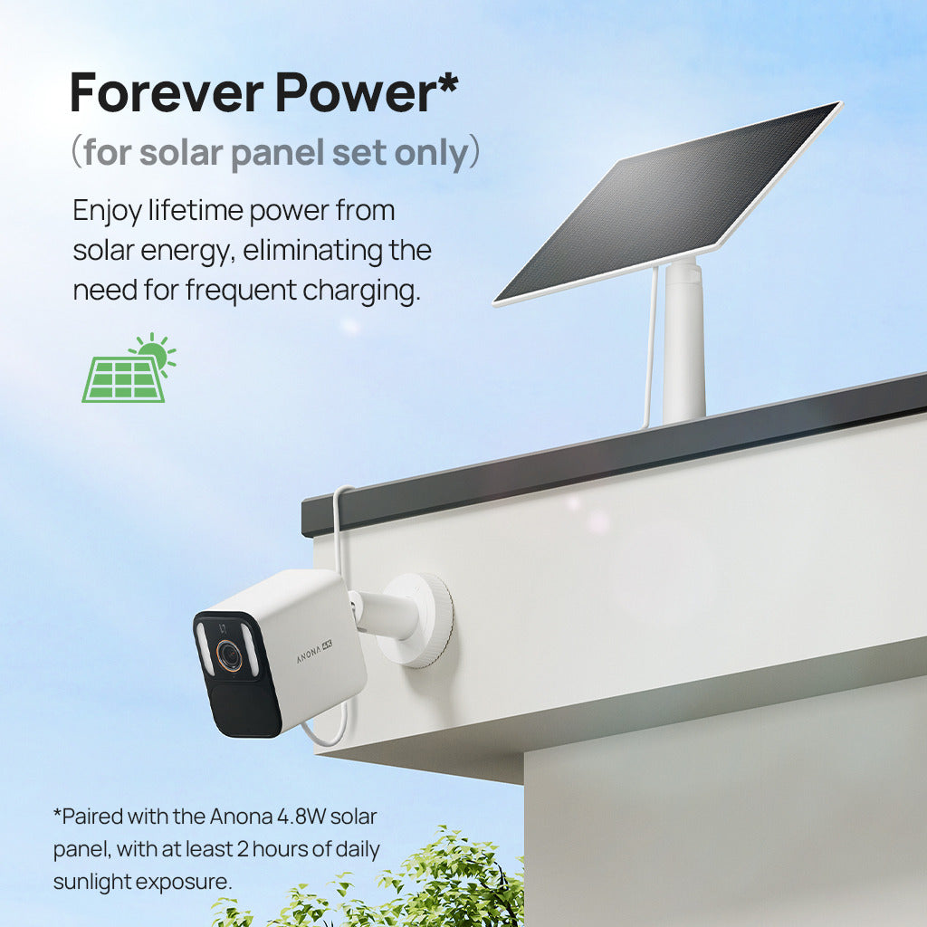 SolarSentry™ 4K Outdoor Security Camera