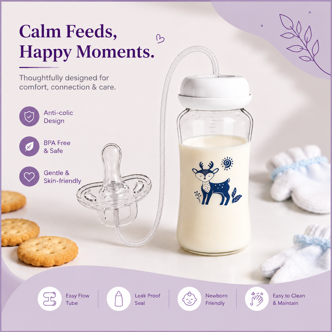 NurtureFree™ Hands-Free Feeding System