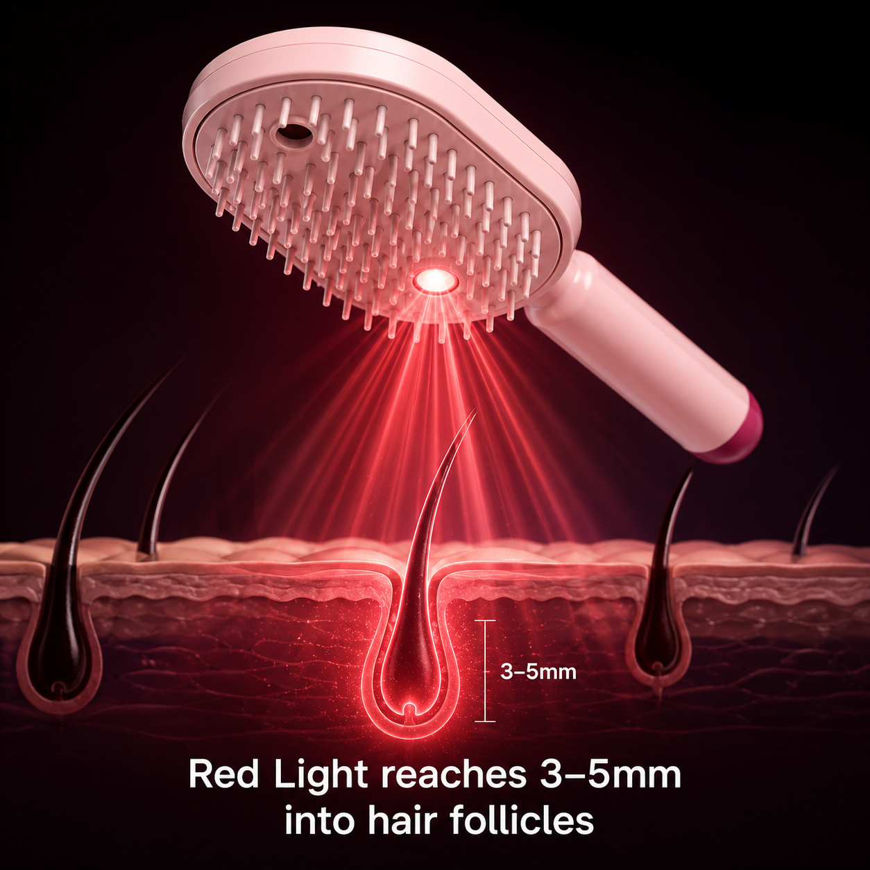 NEVEN™ Steam Mist Brush — Detangle, Hydrate & Smooth Any Hair Type