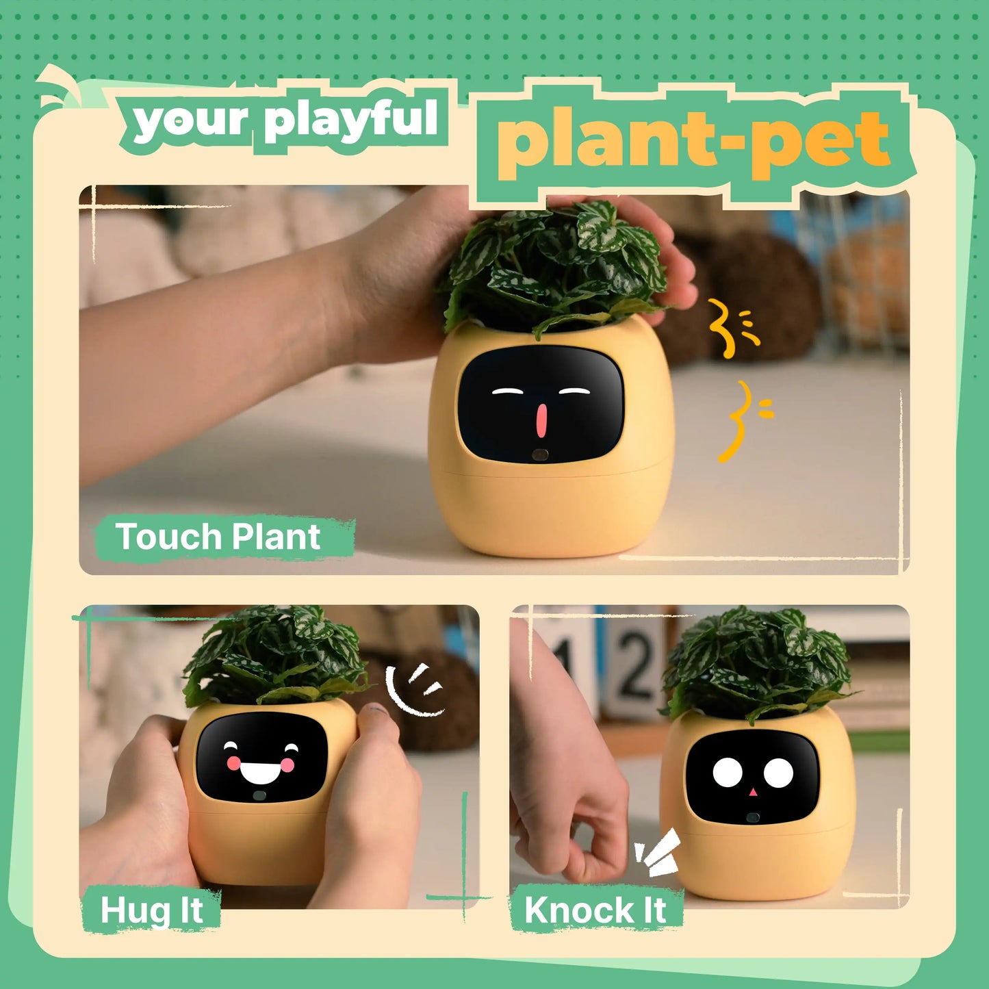 LeafBuddy™ Desk Plant Companion