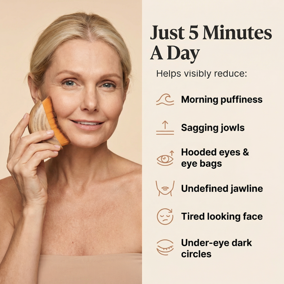 LymphGlow™ Facial Massage Brush