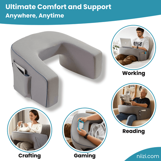 CushDesk™ Comfort Lap Desk Pillow