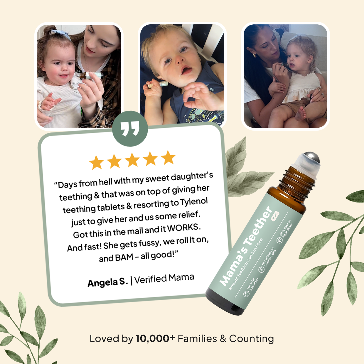 SootheRoll™ Baby Teething Roller
