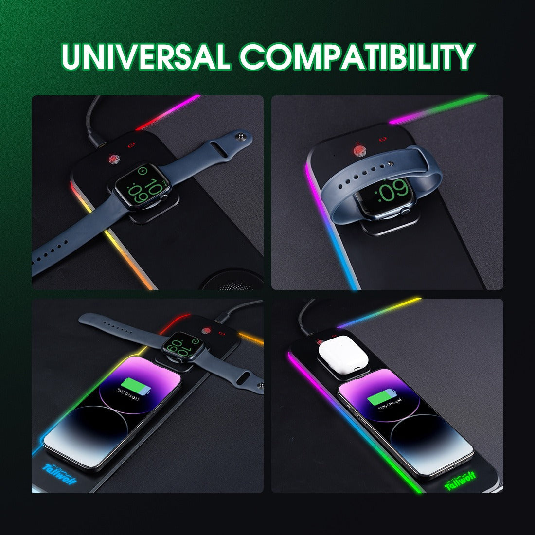 GlowDesk™ RGB Gaming Mouse Pad