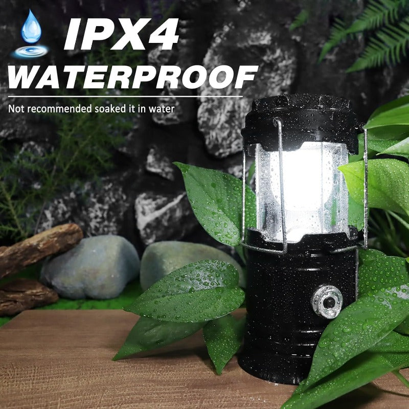 LumiTrail™ Solar & USB Emergency Camping Lantern