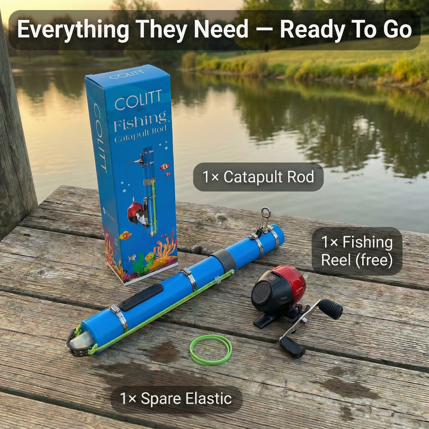 CastPro™ Fishing Rod & Reel Kit