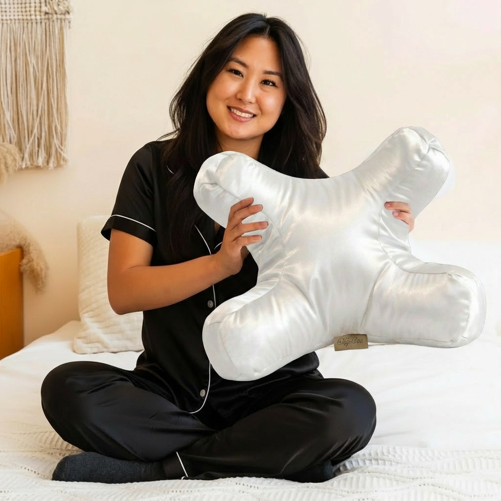 Anti Wrinkle Pillow + Pillowcase