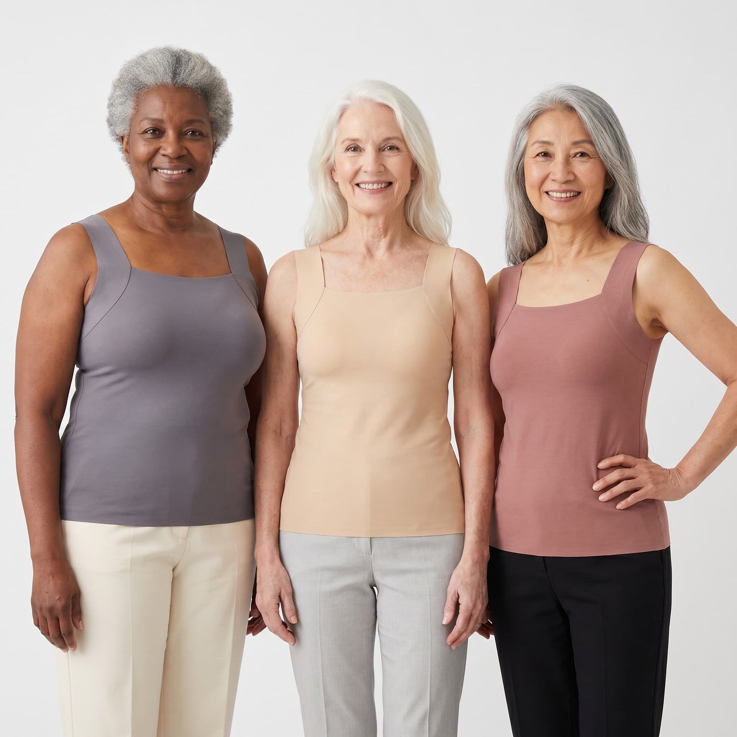 SilkLift™ Lunara Support Tank | No Bra Needed All Day Comfort