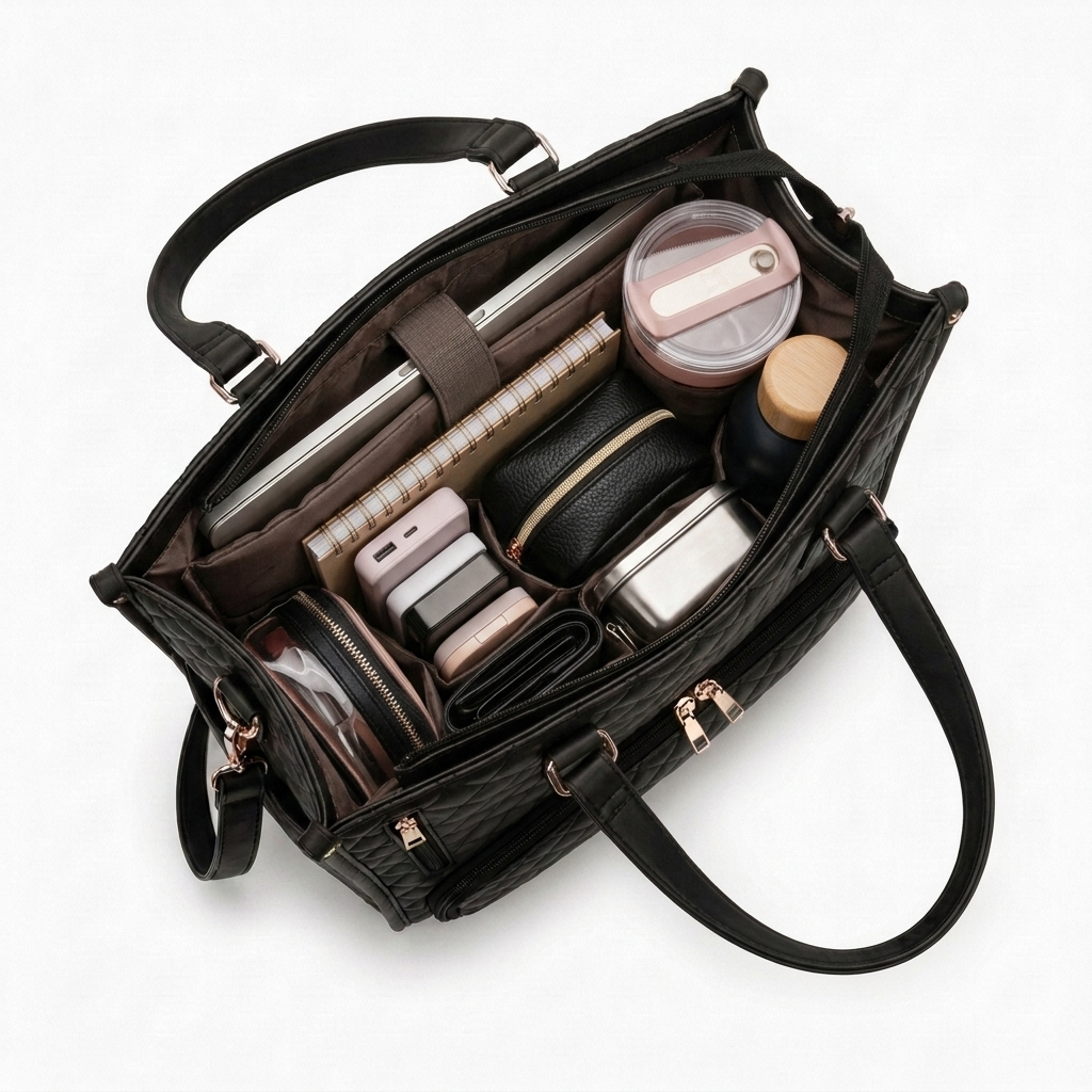 CarryLuxe™ 3-in-1 Multi-Function Tote Bag