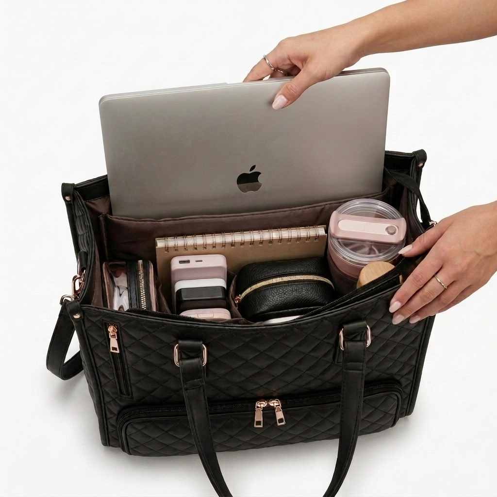 CarryLuxe™ 3-in-1 Multi-Function Tote Bag