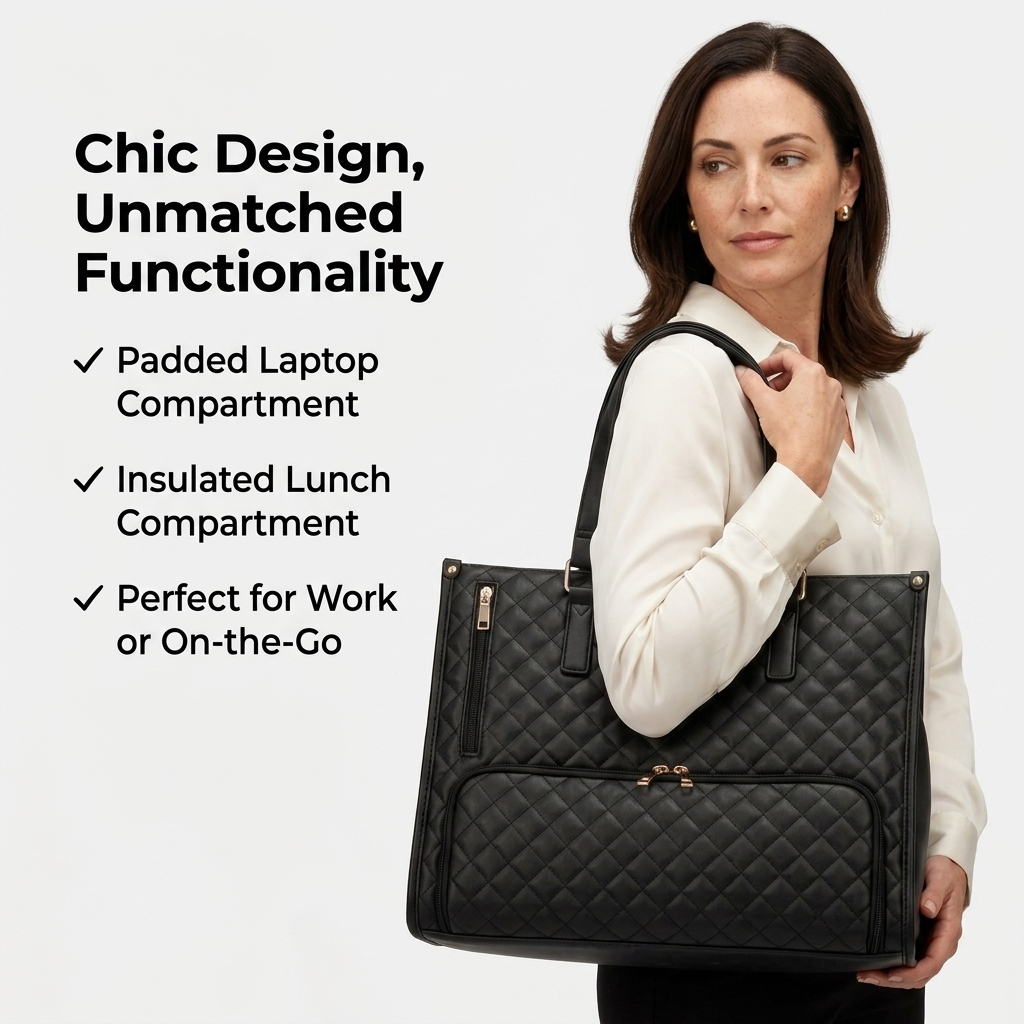CarryLuxe™ 3-in-1 Multi-Function Tote Bag