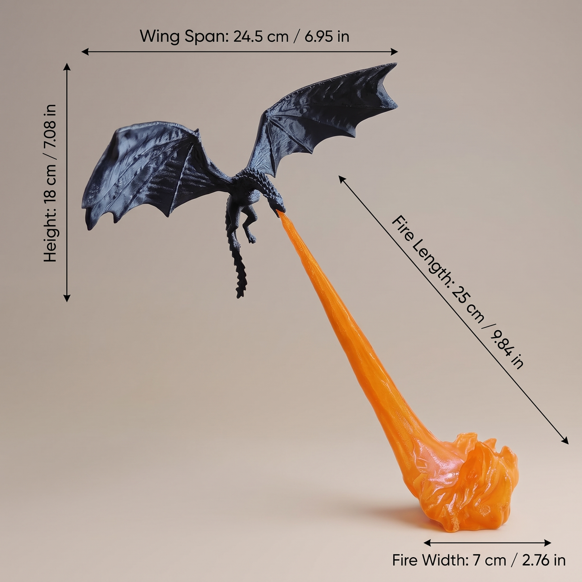 DragonFlare™ Fire-Breathing Dragon Display Light